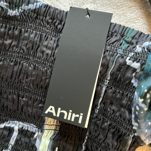 NWT Ahiri Abstract eye print smocked midi dress - Picture 6 of 10